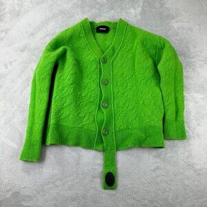 We11Done Logo Jacquard knit Cardigan Women’s Size Small